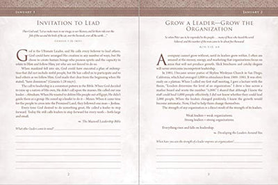 A Leader's Heart: 365-Day Devotional Journal