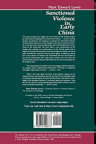 Sanctioned Violence in Early China (Suny Series in Chinese Philosophy and Culture)