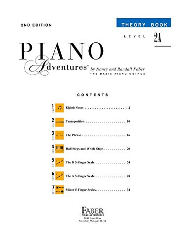 Piano Adventures Theory Book, Level 2A