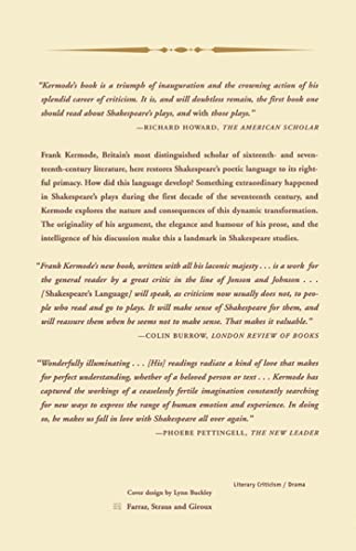 Shakespeare's Language