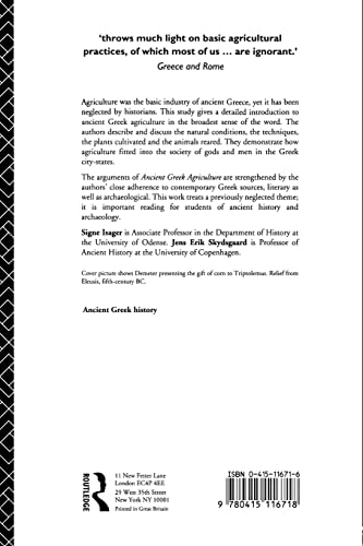 Ancient Greek Agriculture: An Introduction