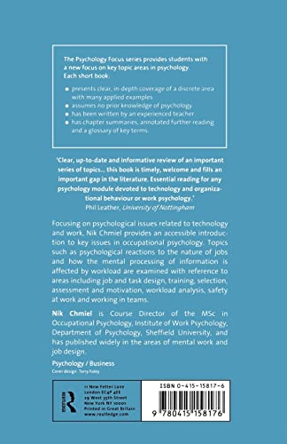 Jobs, Technology and People (Psychology Focus)
