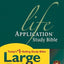 NLT Life Application Study Bible, Second Edition, Large Prin