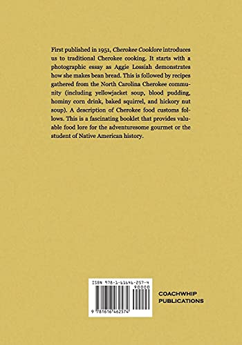 Cherokee Cooklore: Preparing Cherokee Foods (Reprint Edition)