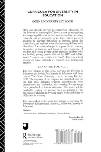 Curricula for Diversity in Education (Learning for All)