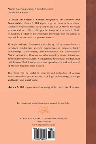 Black Intimacies: A Gender Perspective on Families and Relationships (Gender Lens)