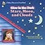 Stars, Moon, Clouds (Golden Glow in the Dark Book)