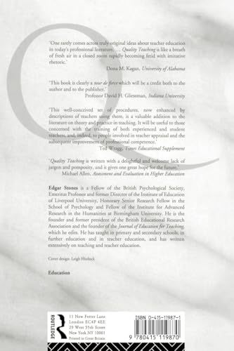 Quality Teaching: A Sample of Cases