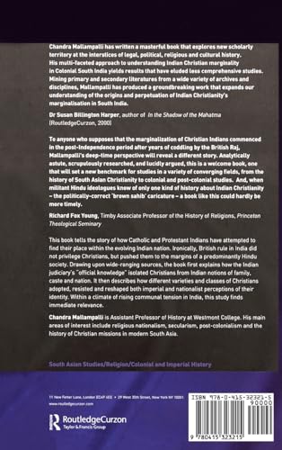 Christians and Public Life in Colonial South India, 1863-1937: Contending with Marginality