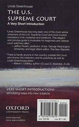 The U.S. Supreme Court: A Very Short Introduction (Very Short Introductions)