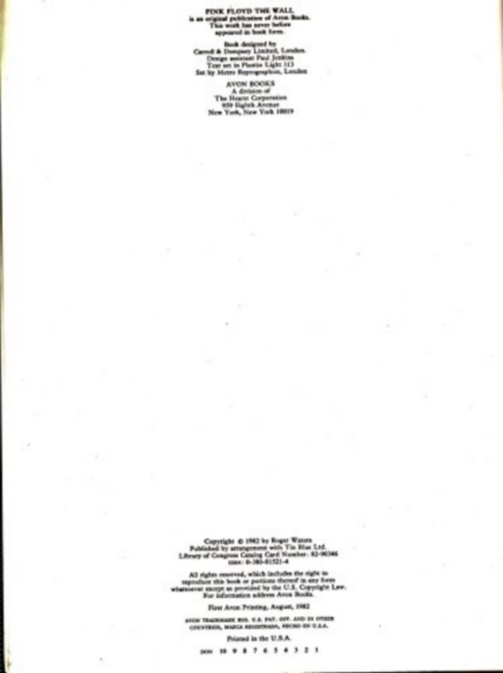 Pink Floyd: The Wall by Pink Floyd