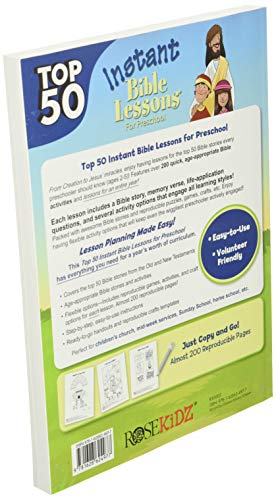 Top 50 Instant Bible Lessons for Preschoolers