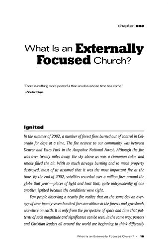 The Externally Focused Church