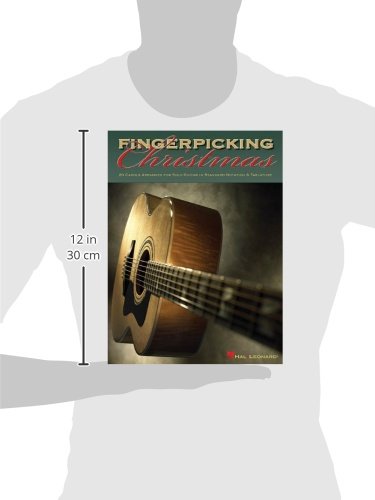 Fingerpicking Christmas: 20 Carols Arranged for Solo Guitar in Notes & Tablature