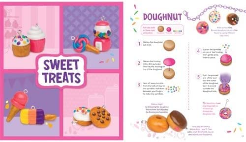 Make Clay Charms (Klutz Craft Kit) 8" Length x 1.19" Width x
