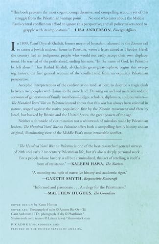The Hundred Years' War on Palestine by Rashid Khalidi