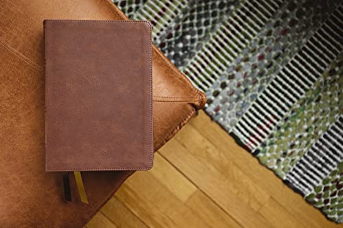 NKJV, Thompson Chain-Reference Bible, Leathersoft, Brown, Red Letter, Thumb Indexed, Comfort Print