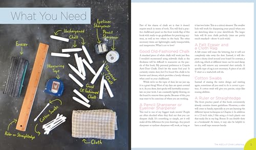 The Complete Book of Chalk Lettering: Create and Develop Your Own Style - INCLUDES 3 BUILT-IN CHALKBOARDS
