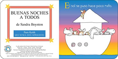 Buenas noches a todos / The Going to Bed Book (Spanish edition)