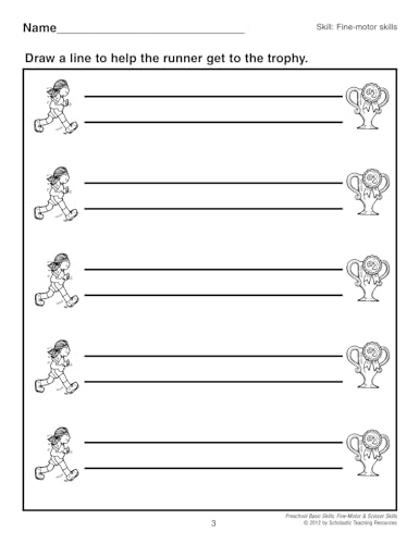 Preschool Basic Skills: Fine-Motor & Scissor Skills