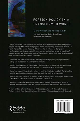 Foreign Policy In A Transformed World