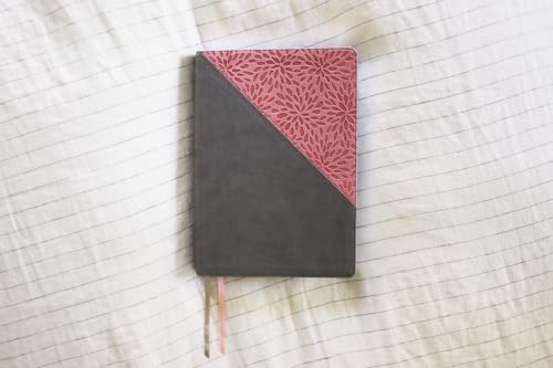 NIV, Quest Study Bible, Large Print, Leathersoft, Gray/Pink, Comfort Print: The Only Q and A Study Bible