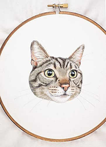 Pet Portrait Embroidery: Lovingly Stitch Your Dog or Cat; A Modern Guide to Thread Painting