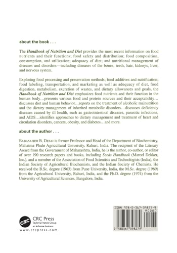 Handbook of Nutrition and Diet (Food Science and Technology)