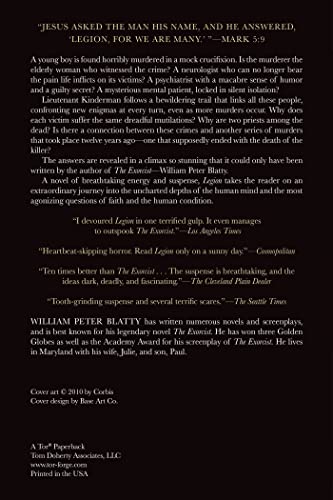 Legion (The Exorcist, 2) — back cover