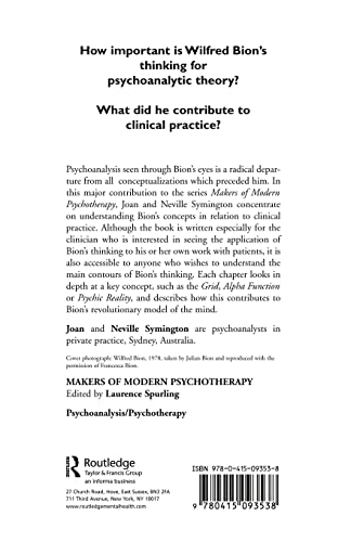 The Clinical Thinking of Wilfred Bion (Makers of Modern Psychotherapy)