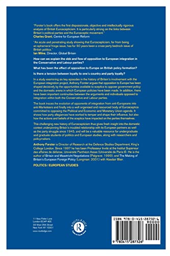 Euroscepticism in Contemporary British Politics