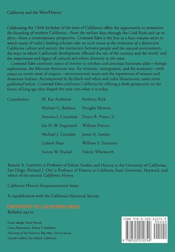 Contested Eden: California Before the Gold Rush (California History Sesquicentennial Series) (Volume 1)
