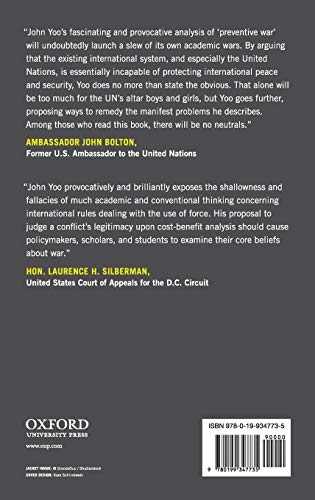 Point of Attack: Preventive War, International Law, and Global Welfare