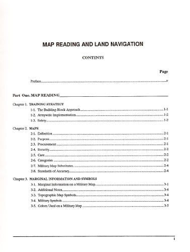 Map Reading and Land Navigation