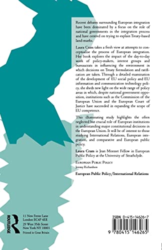 Policy-Making in the European Union: Conceptual Lenses and the Integration Process (Routledge Research in European Public Policy)