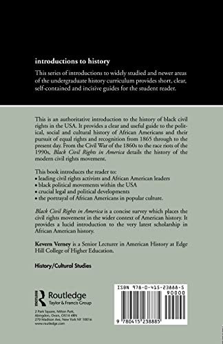 Black Civil Rights in America (Introductions to History)