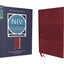NIV Study Bible, Fully Revised Edition (Study Deeply. Believe Wholeheartedly.), Large Print, Leathersoft, Burgundy, Red Letter, Thumb Indexed, Comfort Print