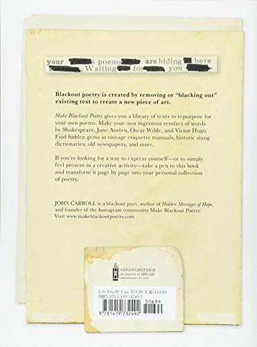 Make Blackout Poetry: Turn These Pages into Poems