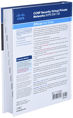 CCNP Security Virtual Private Networks SVPN 300-730 Official Cert Guide