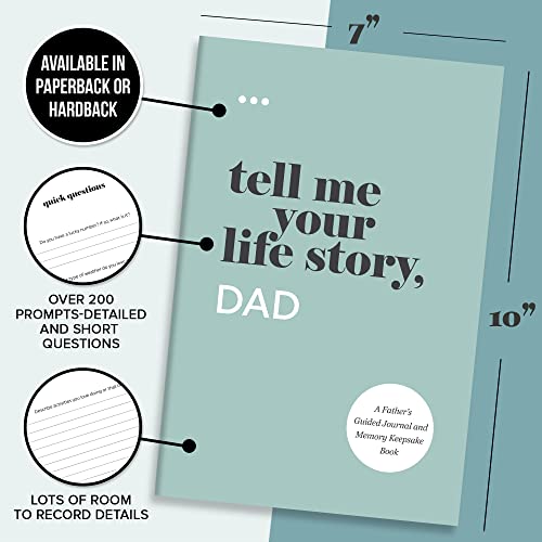 Tell Me Your Life Story, Dad: A Father's Guided Journal & M