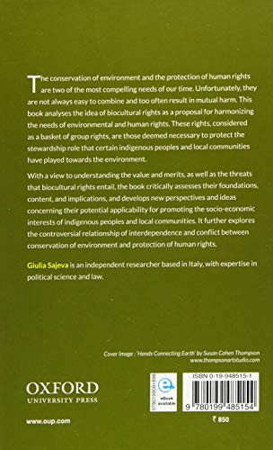 When Rights Embrace Responsibilities: Biocultural Rights and the Conservation of Environment