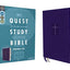 NIV, Quest Study Bible, Personal Size, Leathersoft, Blue, Thumb Indexed, Comfort Print: The Only Q and A Study Bible