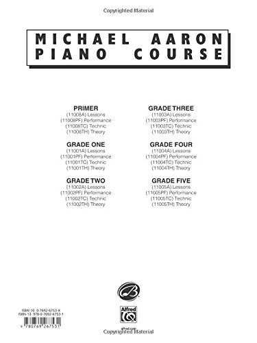 Michael Aaron Piano Course Theory, Grade 2