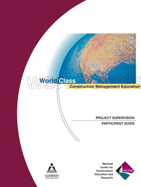 Project Supervision Participant Guide (Contren Learning)