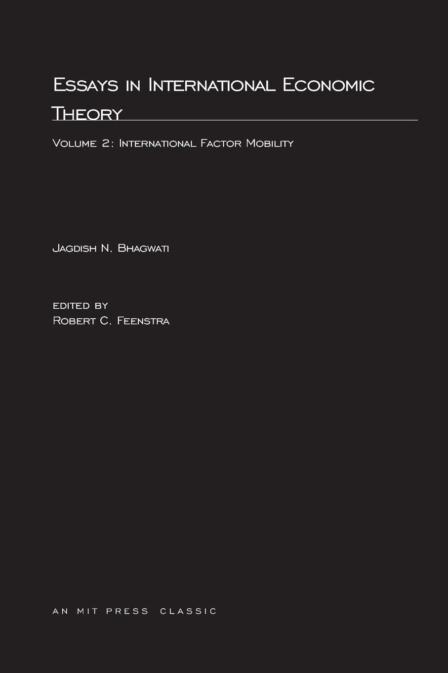 International Factor Mobility: Essays in International Economic Theory