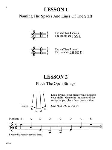 The ABCs of Violin for the Absolute Beginner, Book 1 (Book & MP3/PDF)