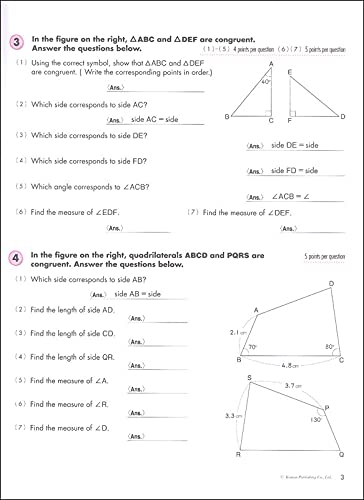 Kumon Geometry-Grades 6-8 (Kumon Middle School Math Workbooks) (Kumon Math Workbooks)