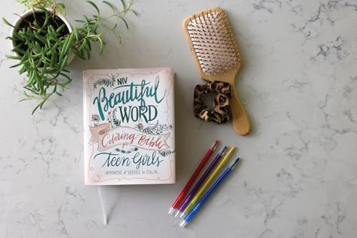 NIV, Beautiful Word Coloring Bible for Teen Girls, Hardcover: Hundreds of Verses to Color