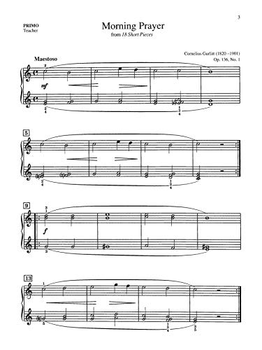 Easy Classical Piano Duets for Teacher and Student, Bk 1