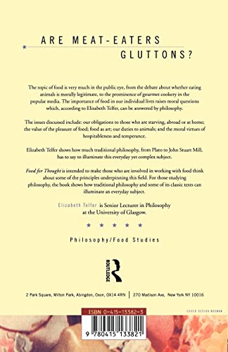 Food for Thought: Philosophy and Food